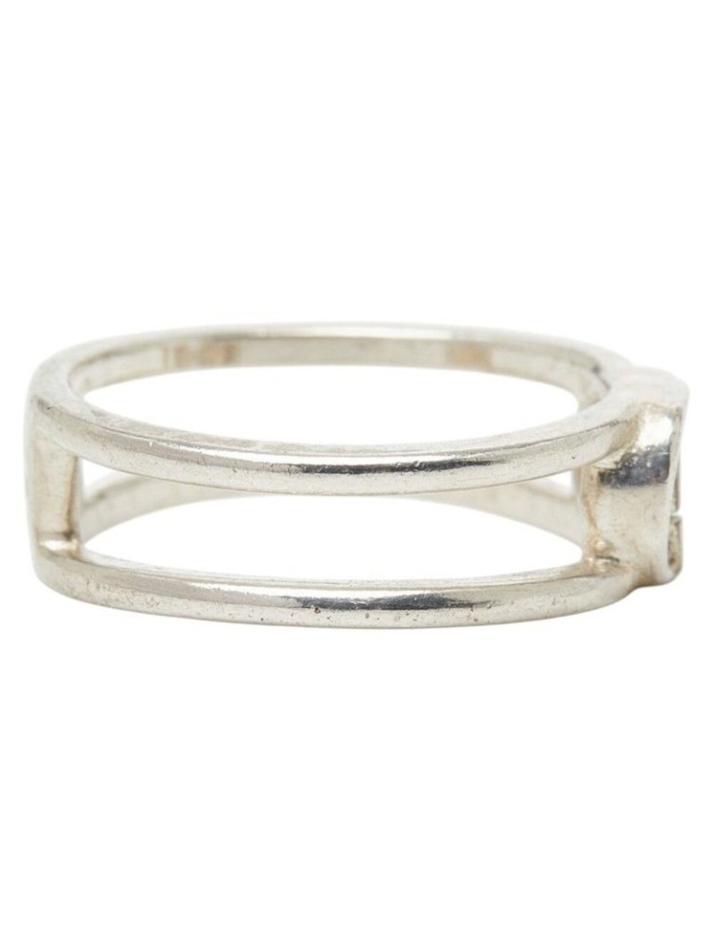 Gucci Interlocking Wide Open Band Ring Silver - Picture 5 of 7